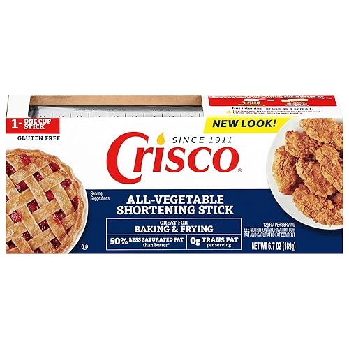 Crisco All-Vegetable Shortening Sticks, 6.7 Ounce