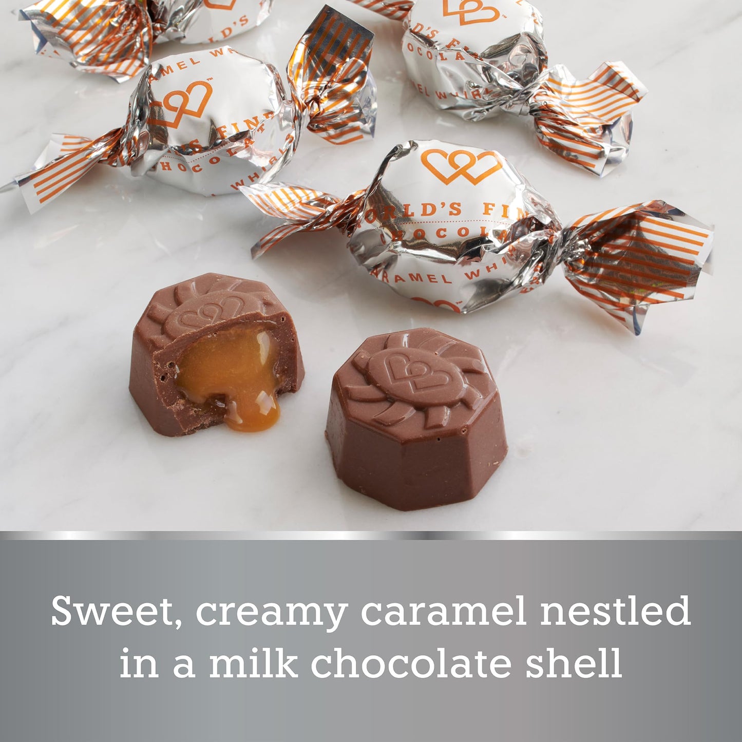 Caramel Whirls - 1 lb - World's Finest Chocolate