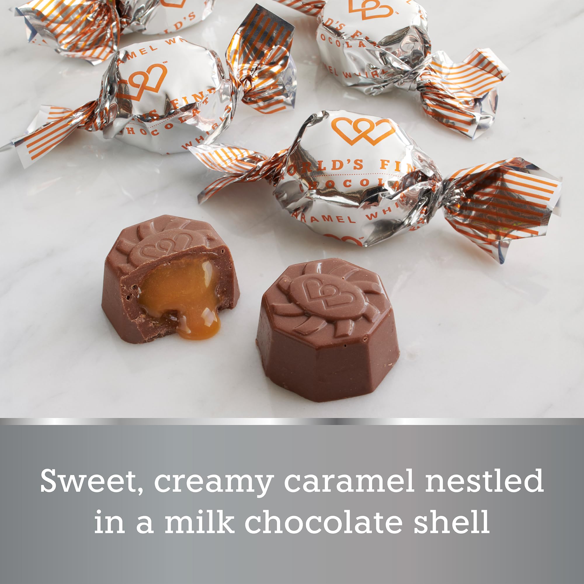 Caramel Whirls - 1 lb - World's Finest Chocolate