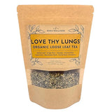 Keha Wellness Organic Love Thy Lungs Loose Leaf Herbal Tea, Lung Cleanse and Health, Respiratory Support, Caffeine-Free, Made in the USA