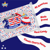 Atkinson's Cherry Twists, 250th Anniversary Hard Candy, Individually Wrapped, 1 lb Bag