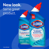 Clorox Toilet Bowl Cleaner Clinging Bleach Gel, Ocean Mist, 24 Fluid Ounces (Package May Vary)