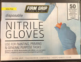 NIANWUDU Aeiniwer Mesictosv Blue Nitrile Gloves (50-Count)
