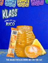 Klass Aguas Frescas, Powdered Drink Mix Variety Pack, 40 Singles Zero Sugar & Caffeine-Free Powder Packets, Water Drink Mix, Flavor: Pineapple
