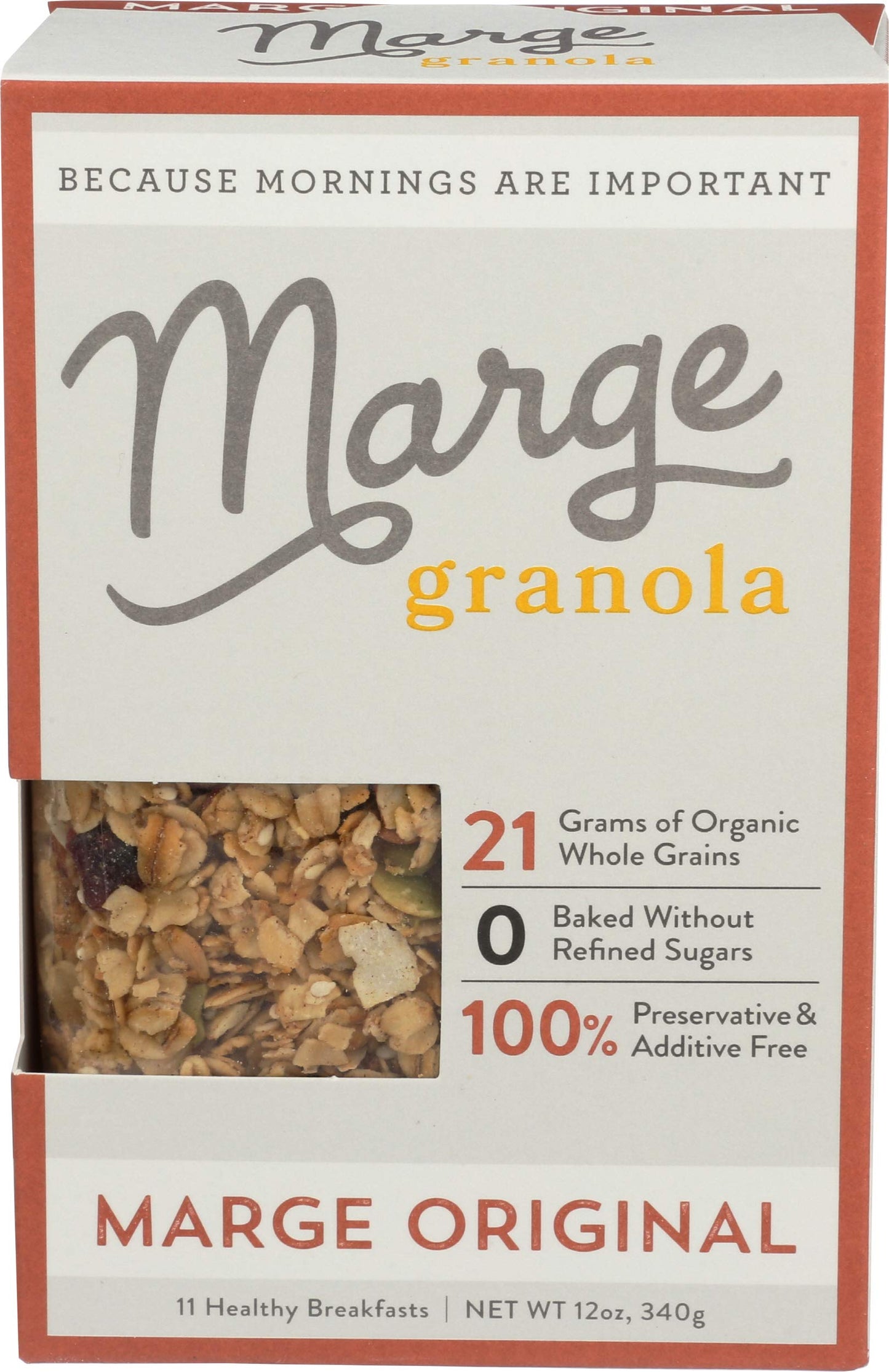 Marge Granola, Granola Original, 12 Ounce