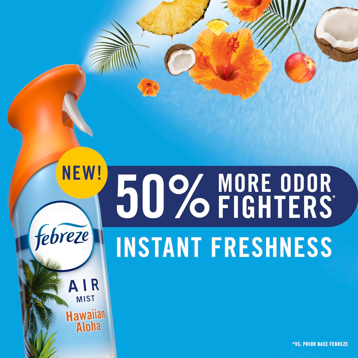 Febreze Air Mist, Air Freshener, Odor Fighting Room Spray, Deodorizer for Home Bathroom Kitchen Office Apartment, Lilac Sunrise, Warm Ocean Breeze