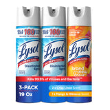 Lysol Disinfectant Spray, Household Cleaning Supplies, Disinfecting Multi-Purpose Room Spray, Antibacterial Sanitizer, Deodorizer, Kills Hantavirus