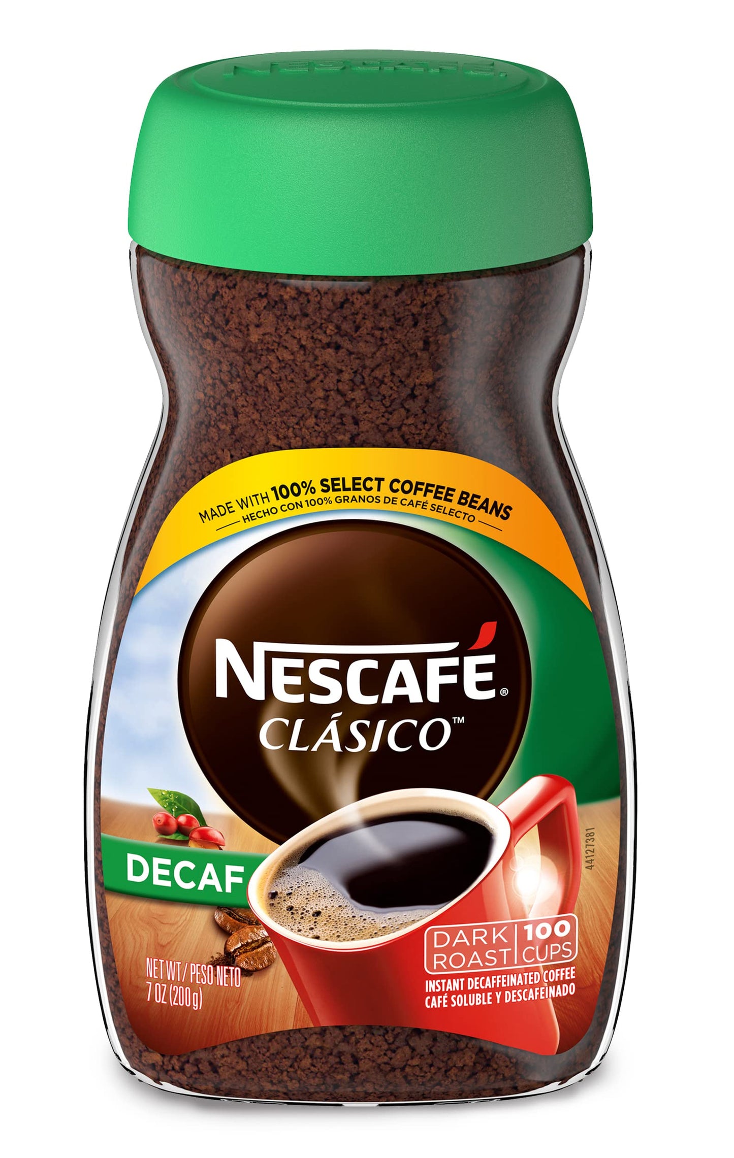 NESCAFE CLASICO Decaf Instant Coffee (Pack of 4)