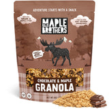 The Maple Brothers Chocolate & Maple Granola - Organic, Vegan, Gluten-Free, Non-GMO, Whole-Grain Oats with Organic Chocolate & Grade A Maple Syrup