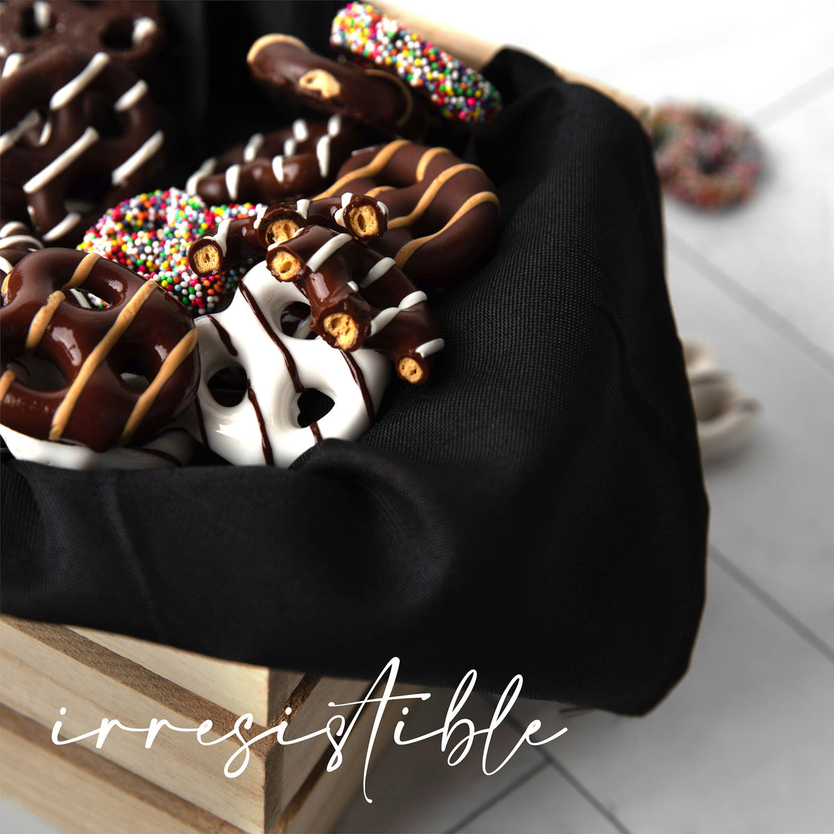 Gluten Free Palace Assorted Chocolate Covered Pretzels Gift Box (4 Flavors)