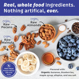 Witzi's Grain Free Granola, Banana Berry, 5oz (Pack of 3), Made with Almonds, Banana & Blueberries, Vegan, Keto, Gluten Free, Healthy Snack