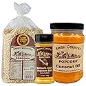 Amish Country Popcorn | 6 lb Baby White, 30 oz Cocounut Oil, 5.5 oz ButterSalt Bundle | Old Fashioned, Non-GMO and Gluten Free (Variety Bundle)