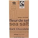 Jelina Chocolatier Organic Sea Salt Chocolate Bar 72%, 3.52 OZ