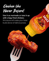 Funtable Super Hot Sauce (13.4 oz, Pack of 1) - Authentic Korean Flavor, Spicy & Tangy Sauce, Ideal for Fried Chicken, Nuggets, Dipping & More.