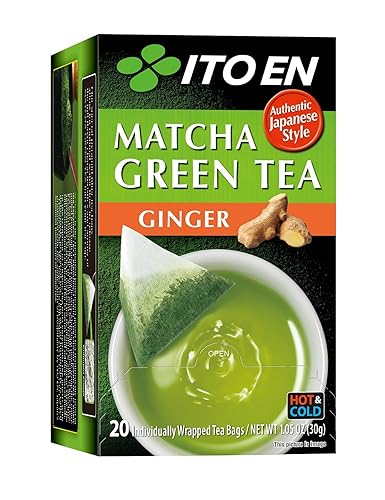 Ito En Traditional Matcha Green Tea Bags, (Pack of 8), 20 Count, 160 Teabags Total