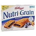 Kellogg's Nutrigrain Cereal Bar,Individually Wrapped - Blueberry - 16 / Box