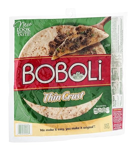 Boboli, Original Italian Thin Pizza Crust, 10oz Package (Pack of 3)