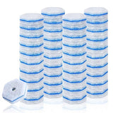 40 Count Disposable Toilet Brush Refills - Compatible with Most Toilet Brushes, Easy Cleaning Toilet Bowl Sponge Wand Heads