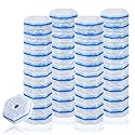 40 Count Disposable Toilet Brush Refills - Compatible with Most Toilet Brushes, Easy Cleaning Toilet Bowl Sponge Wand Heads