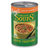 Amy's Lentil Vegetable Low Sodium Organic Soup, 14.5 Ounce