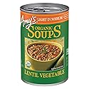 Amy's Lentil Vegetable Low Sodium Organic Soup, 14.5 Ounce