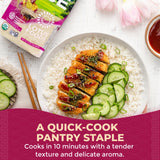 Lotus Foods Organic Baby Basmati Rice - Gluten Free Heirloom White Rice in Bag, Quick 10 min Cook, GF, USDA Organic - 15 Oz Bag