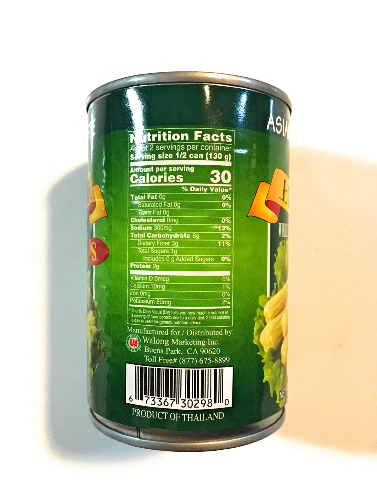 Asian Taste Whole Young Baby Corn I Brine 15 Oz(3 Pack)
