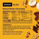 RXBAR Protein Bars, Protein Snack, Snack Bars, Peanut Butter Chocolate, 9.1oz Box (5 Count)