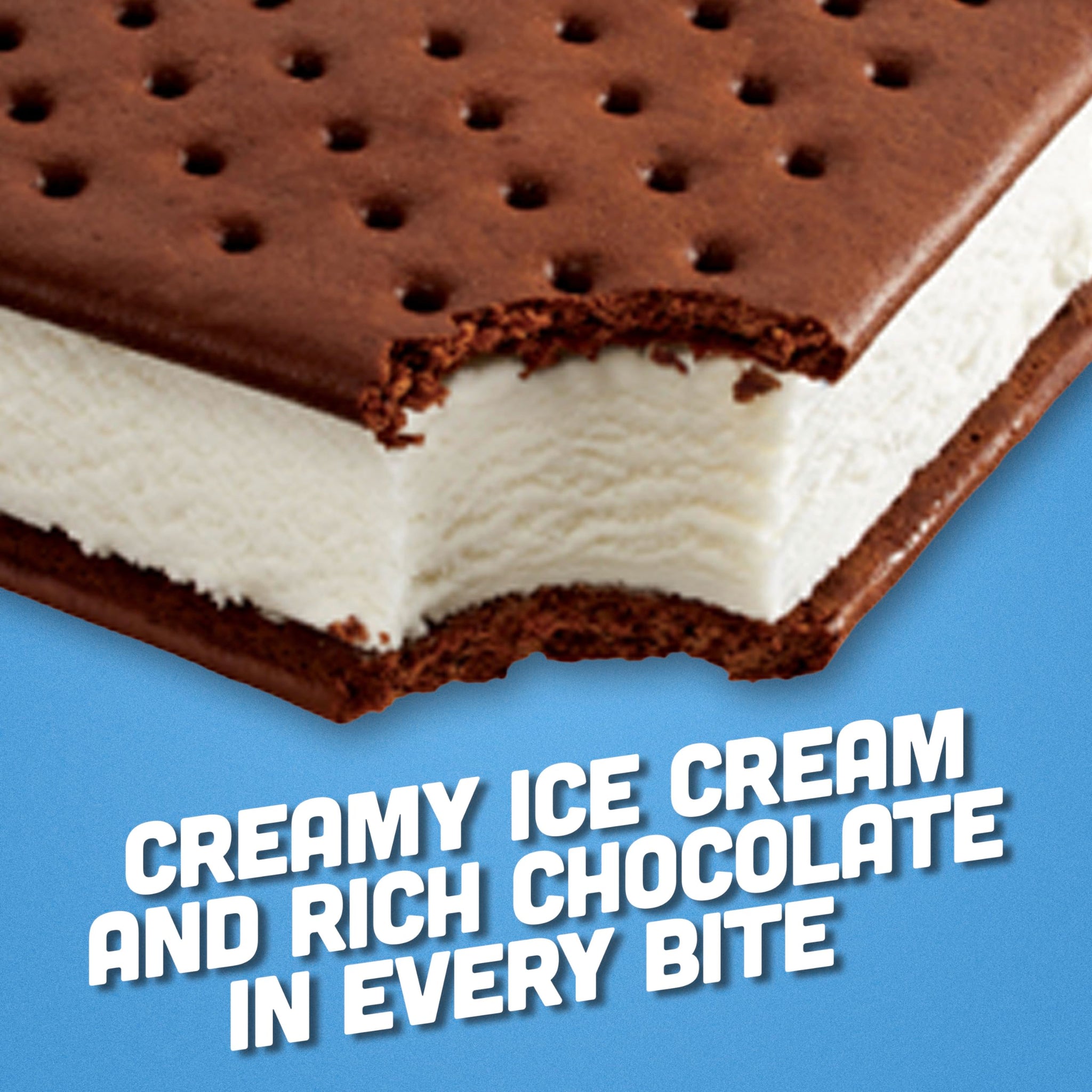 Klondike Ice Cream Sandwich Vanilla 6 Count for a Delicious Frozen Dessert Kosher Certified Ice Cream Simple Dessert Made With No Artificial Growth