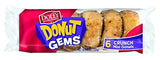 Dolly Madison Donut Gems, Crunch, 6 Donuts (Pack of 6)