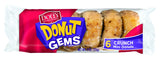 Dolly Madison Donut Gems, Crunch, 6 Donuts (Pack of 6)