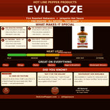 HOT LINE PEPPER PRODUCTS Sauce Evil Ooze, 6.5 OZ