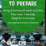 HAIKU Organic Sencha Teabags, 16 CT