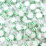 Arcor Spearmint Starlights Candy by Cambie | 2 lbs of Spearmint Starlight Mints | Individually Pinwheel Mint Hard Candy | Deliciously Sweet Mint Candy