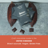 Firetree Solomon Island Guadalcanal 100% Dark Chocolate 3 Pack - UK Chocolate - Premium, Craft, Artisanal, Direct-Trade, Single-Origin, Bean-to-bar