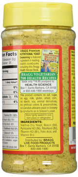 Bragg's Nutritional Yeast 4.5oz 2 Pack