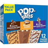 Pop-Tarts Toaster Pastries, Breakfast Foods, Kids Snacks, Variety Pack (12 Pop-Tarts)