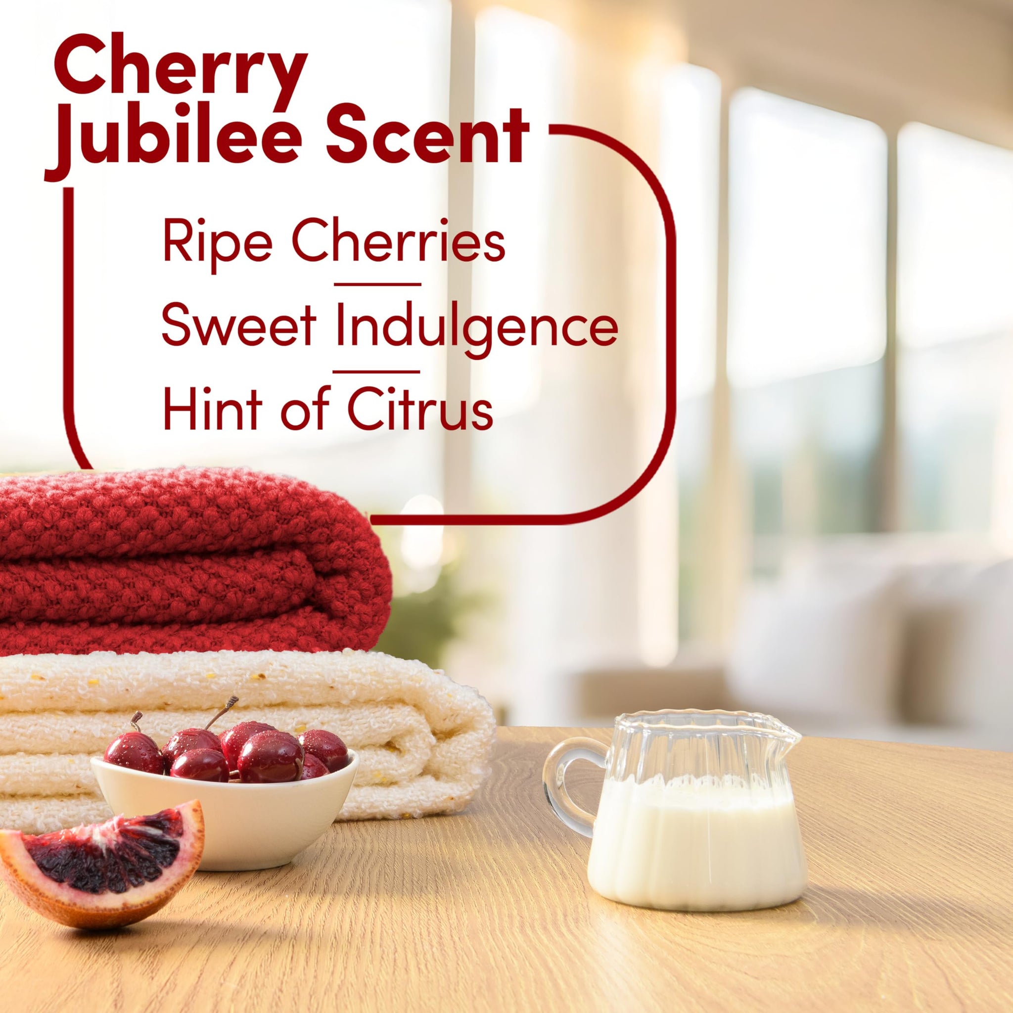 Downy Cozy Collection In-Wash Laundry Scent Booster Beads, Cherry Jubilee Scent, 7.8 oz, Limited Edition Laundry Beads