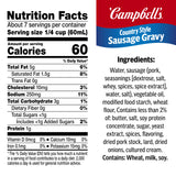 Campbell's Country Style Sausage Gravy, 13.8 Oz Can