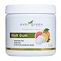 Evergreen Sweets Chewing gum -100 Pieces Jar - Natural Fruit Gum Made with Xylitol and Stevia - Sugar-Free, Aspartame Free and Vegan 3 Pack