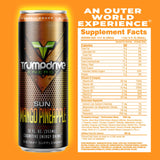 TRUMPDRIVE ENERGY Cognitive Energy Drink Nootropic Formula, Sun Mango Pineapple 12 Fl Oz (Pack of 12) 200mg Natural Caffeine, Fueling Mind Over