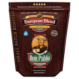 Don Pablo European Blend - Dark Roast Gourmet Coffee - 100% Arabica Whole Bean, Non-GMO, Low Acidity, 907g (2LB) Bag
