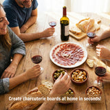 Monte Nevado Jamon Iberico Grain-Fed (Cebo) 50% Iberico - 3oz Each, Pack of 2 units, Pre-Sliced Vacuum Packed Spanish Dry-Cured Ham - Tapas