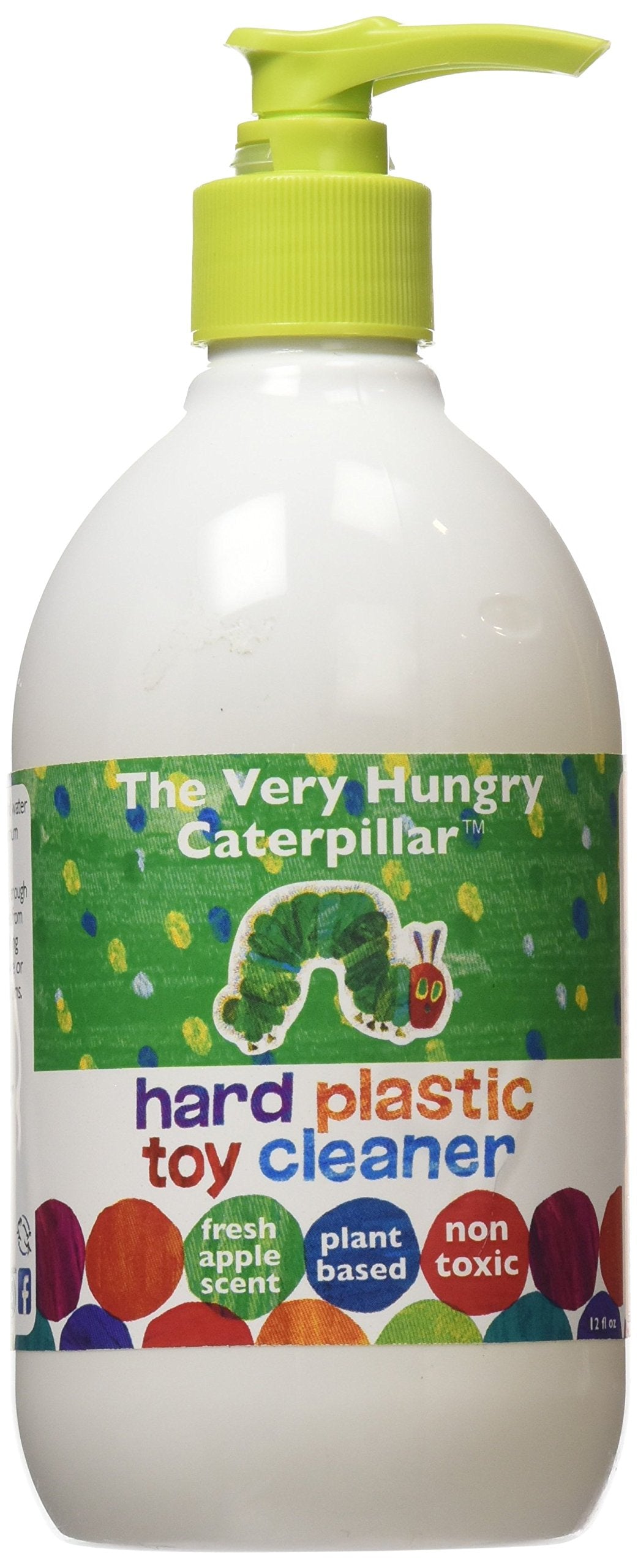The Very Hungry Caterpillar Hard Plastic Toy Cleaner by Native Organics- Safe, All-natural, Non-toxic, Child safe & Pet safe 12 fl oz