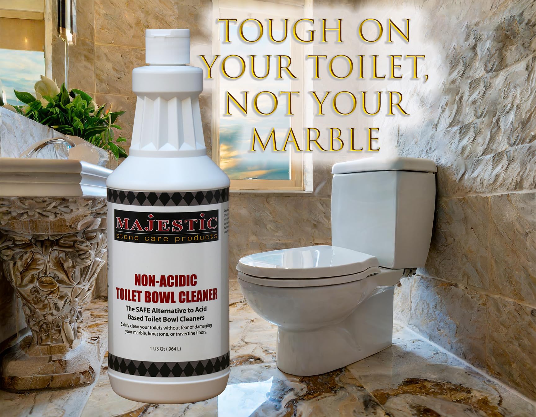 Majestic Non-Acidic Toilet Bowl Cleaner (Case/12 Qts.)