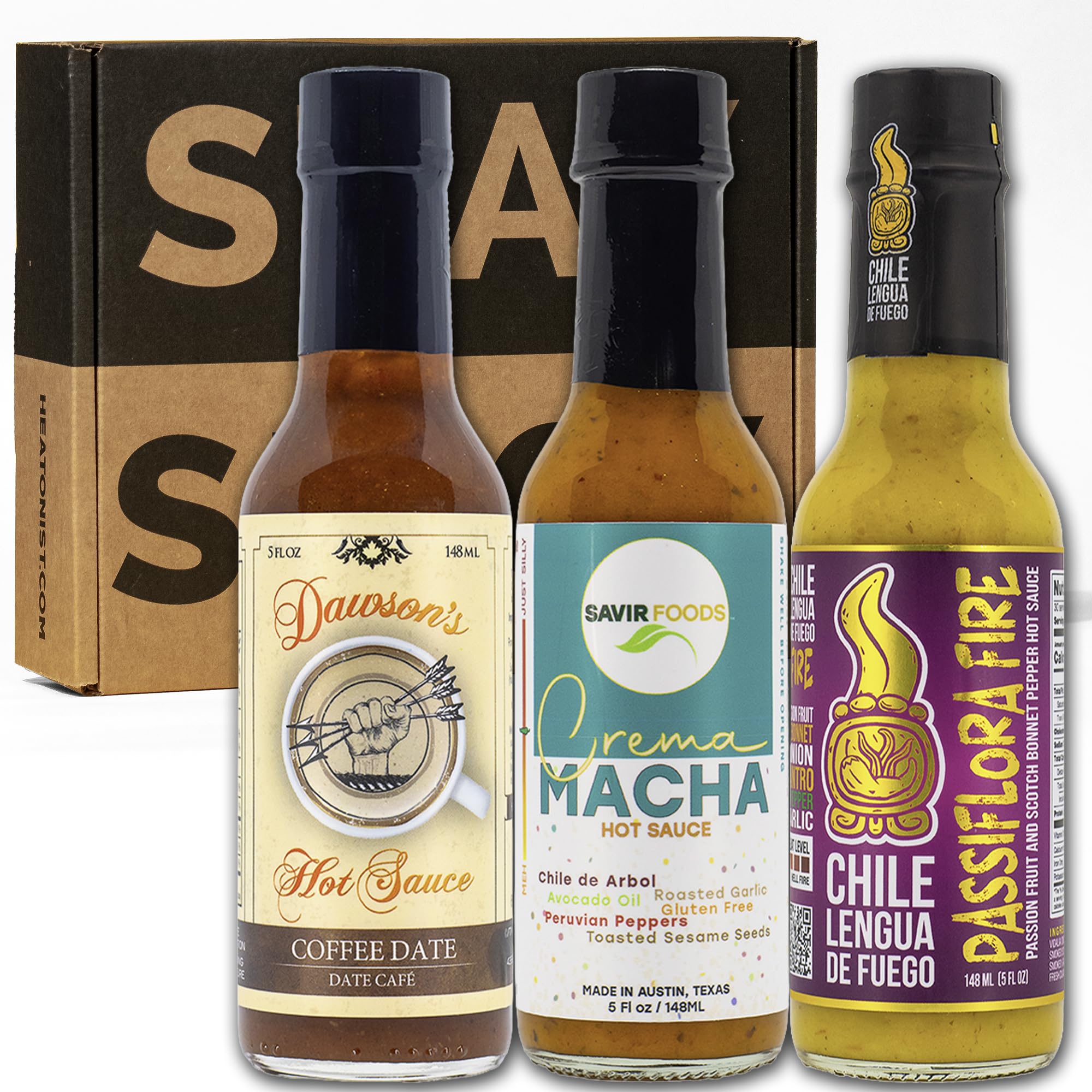 Hot Ones Hot Sauce Challenge Set - Season 28 Warmup - Hot Sauces Gift Set - Variety Pack - Made with Natural Ingredients - Unique Small Batch Sampler