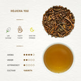 Senbird Premium Hojicha - Japanese Roasted Green Tea - From Shizuoka, Japan - Loose Tea In Airtight Tea Tin (1.76oz/50g)
