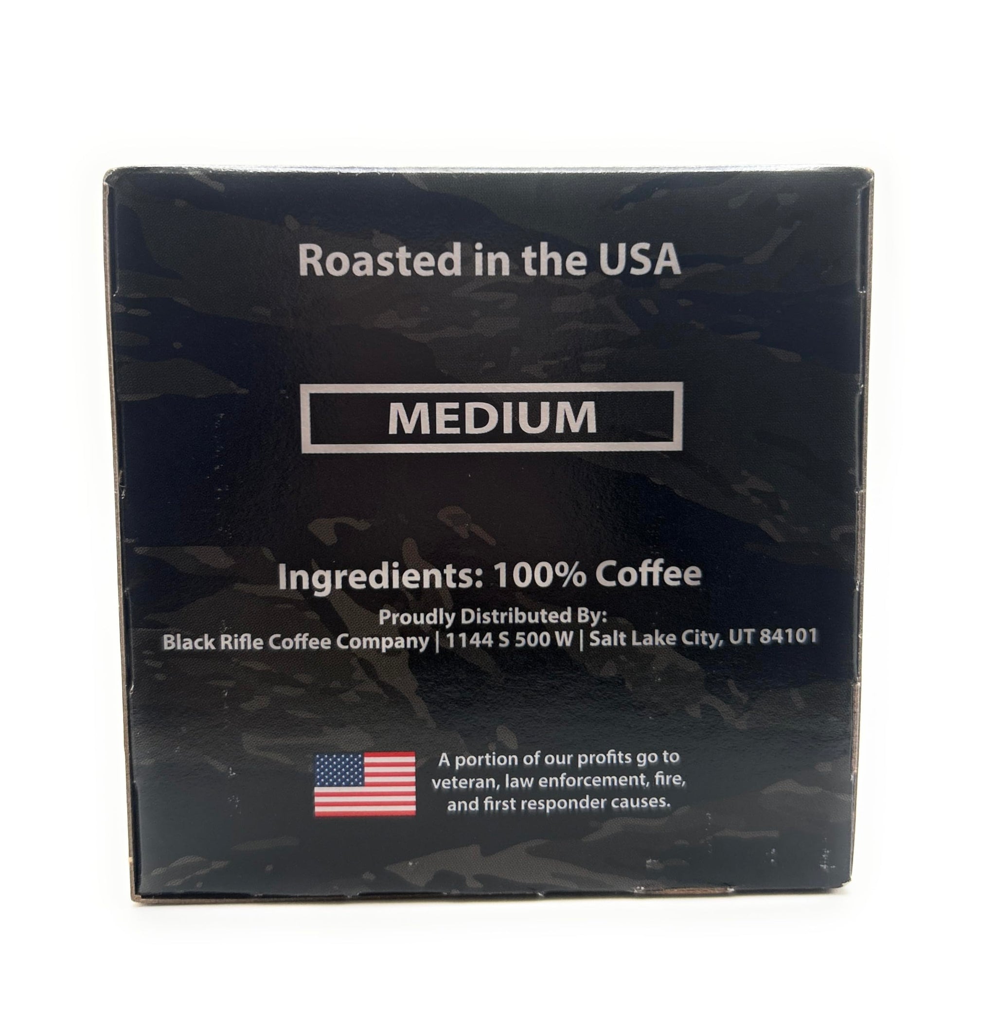 Black Rifle Coffee Company Just Black Single Serve Pods Medium Roast - 12 count - Roasted in the USA
