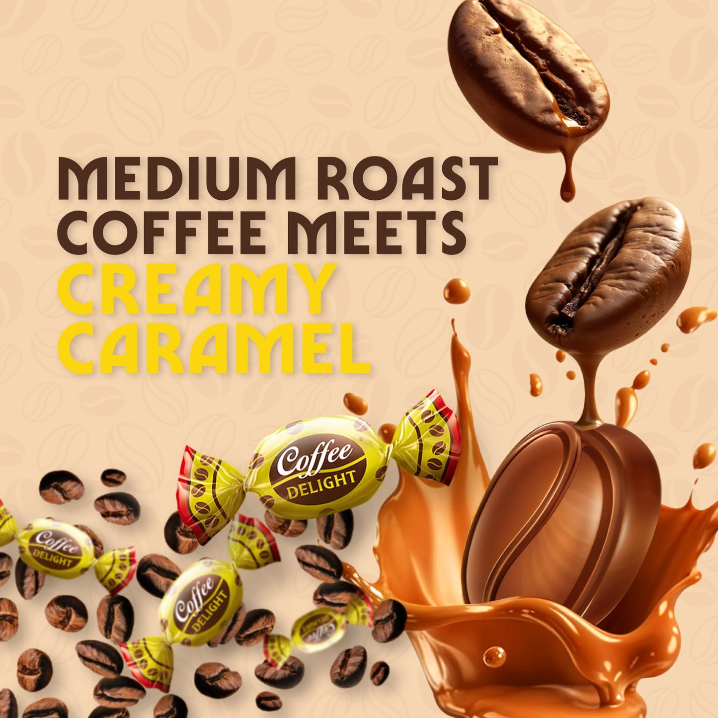 Colombina Coffee Delight Hard Candy, Gluten-Free Coffe?-Flavored Candies Made w/Authentic Colombian Coffee, 2 Pack (200 Count)