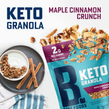 B. Fine Foods - Keto Granola High Protein Snack - Maple Cinnamon Crunch - Breakfast Blend of Coconut, Seeds & Nuts - 2g Net Carbs, Gluten